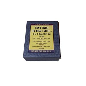 3 Book Set "Don't Sweat the Small Stuff" Richard Carlson, Ph. D